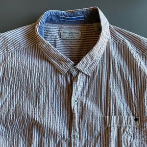 Tommy Bahama striped short sleeve 2XL shirt